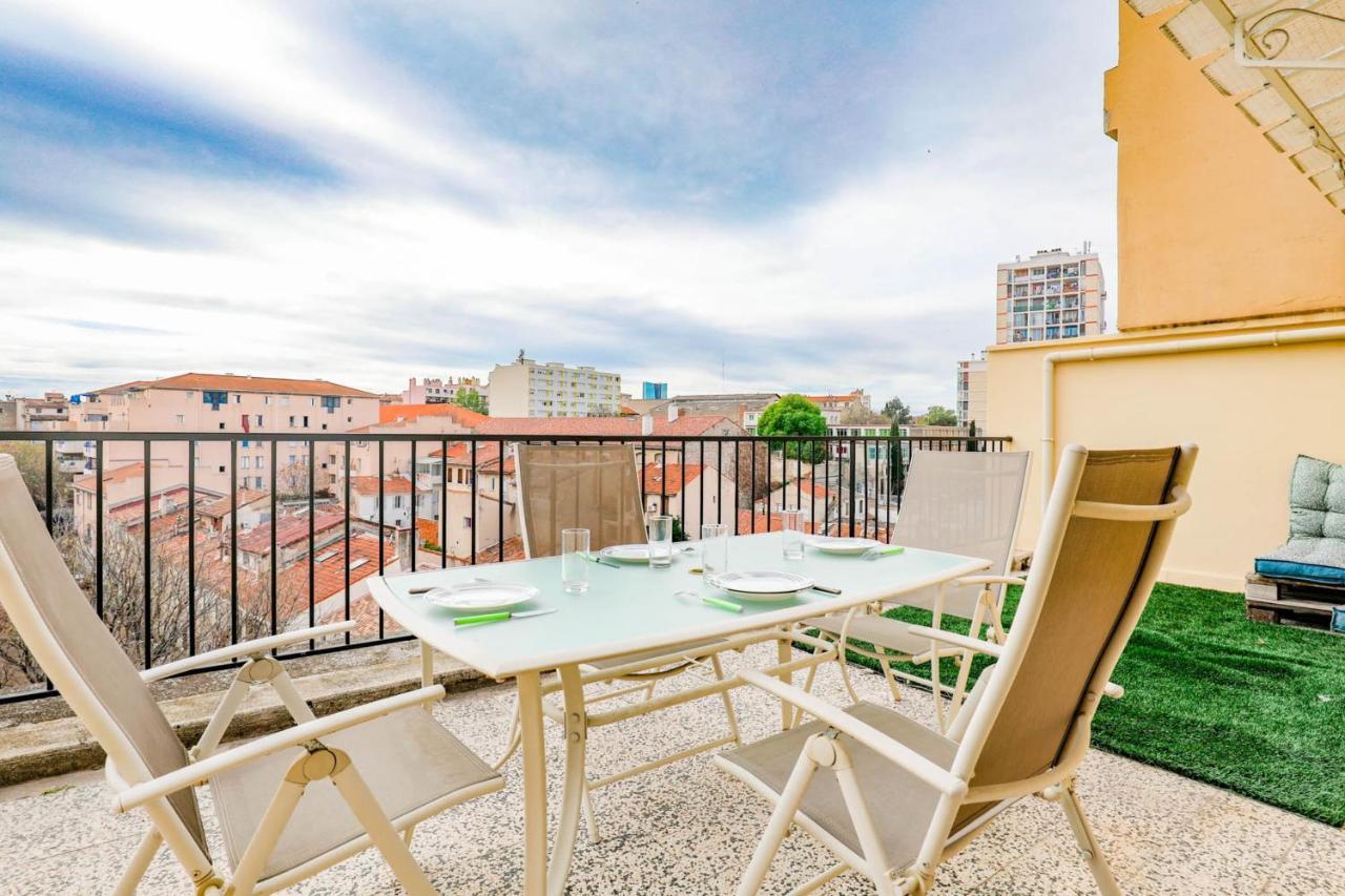 Terrasse Proche Belle De Mai Et Gare Saint-Charles Apartamento Marsella Exterior foto