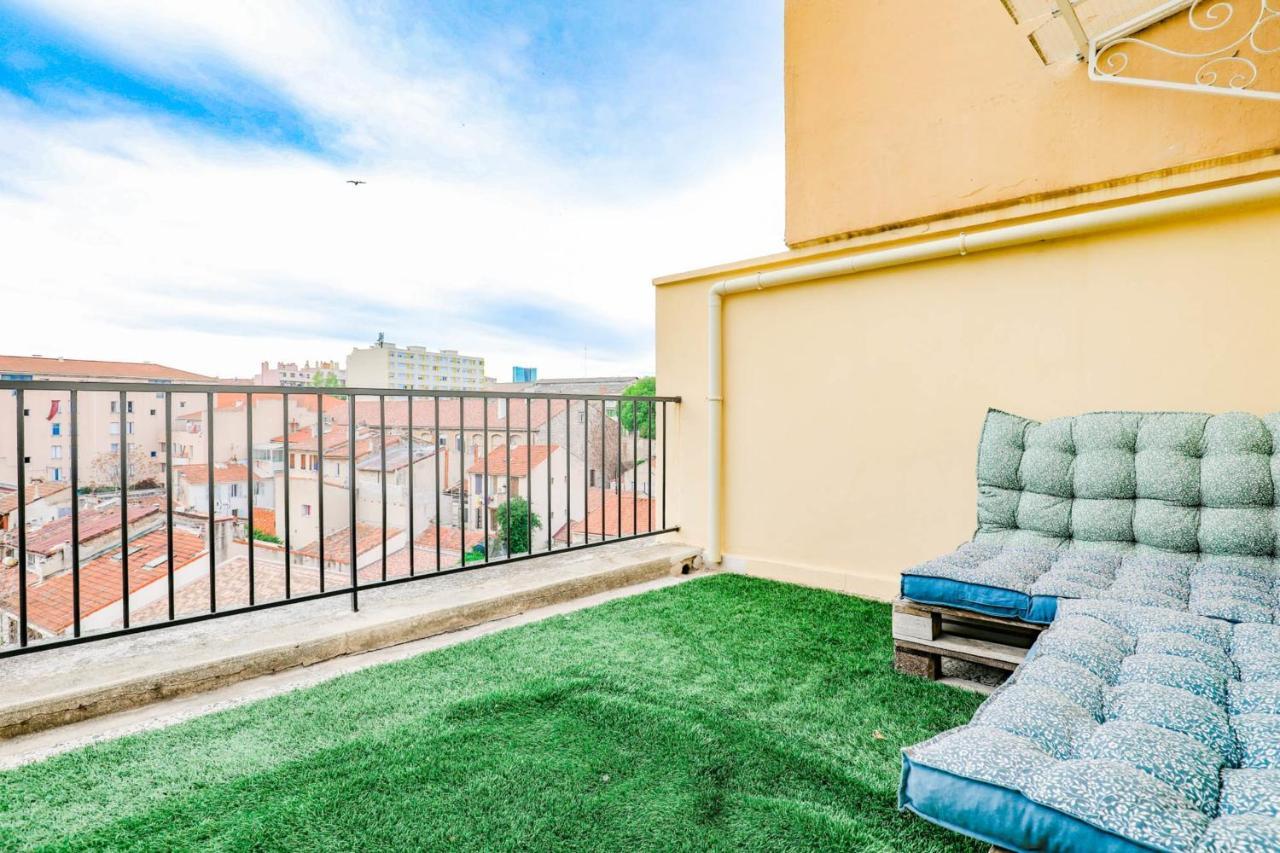 Terrasse Proche Belle De Mai Et Gare Saint-Charles Apartamento Marsella Exterior foto